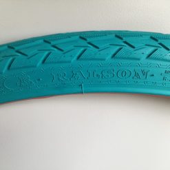Alternative view of RALSON ΕΛΑΣΤΙΚΟ ΠΟΔΗΛΑΤΟΥ 700X35C CYAN BLUE R-3155