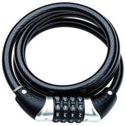 GOLDENKEY ΚΛΕΙΔΑΡΙΑ ΠΟΔΗΛΑΤΟΥ ΜΕ ΣΥΝΔΥΑΣΜΟ 150cmX8mm ΜΑΥΡΗ