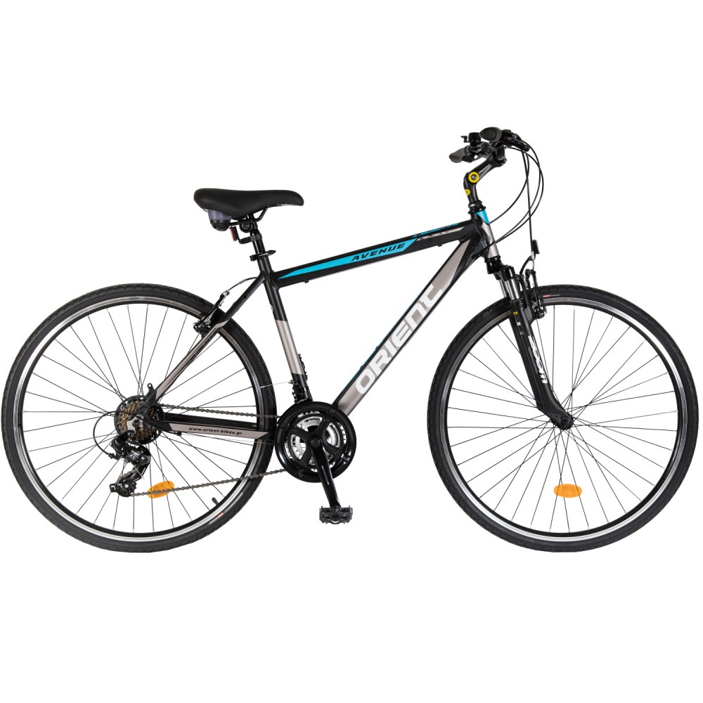 ORIENT AVENUE MAN 28'' ΠΟΔΗΛΑΤΟ CROSS ALLOY 21sp ΜΑΥΡΟ/ΜΠΛΕ No50 (151303) 2025
