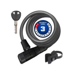 ABUS PRIMO 5510K/180/10 ΚΛΕΙΔΑΡΙΑ ΠΟΔΗΛΑΤΟΥ ΕΠΙΠΕΔΟ ΑΣΦΑΛΕΙΑΣ 3/15 BLACK