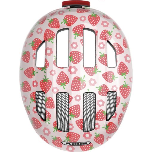 ABUS SMILEY 3.0 ΚΡΑΝΟΣ ΠΟΔΗΛΑΤΟΥ ΜΕ LED ROSE STRAWBERRY M 50-55cm - Image 4