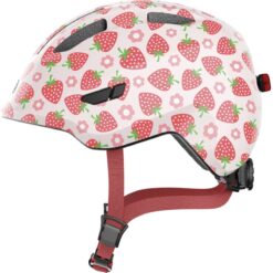ABUS SMILEY 3.0 ΚΡΑΝΟΣ ΠΟΔΗΛΑΤΟΥ ΜΕ LED ROSE STRAWBERRY M 50-55cm