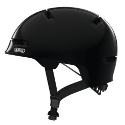 ABUS SCRAPER 3.0 ΠΑΙΔΙΚΟ ΚΡΑΝΟΣ ΠΟΔΗΛΑΤΟΥ SHINY BLACK M 54-58cm