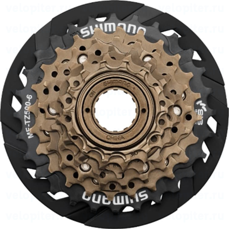 SHIMANO MF-TZ500-CP ΕΞΑΠΛΕΤΑ ΒΙΔΩΤΟ ΜΕ SPOKE PROTECTOR 14-28 ΔΟΝΤΙΑ