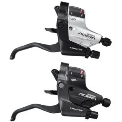 SHIMANO ST-M390 ΣΕΤ ΛΕΒΙΕΔΟΜΑΝΕΤΕΣ ΠΟΔΗΛΑΤΟΥ 3x9sp ESTM390PTAS