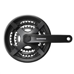 SHIMANO TOURNEY FC-TY301 (42/34/24T) ΔΙΣΚΟΒΡΑΧΙΟΝΑΣ ΠΟΔΗΛΑΤΟΥ 170mm ΜΑΥΡΟ