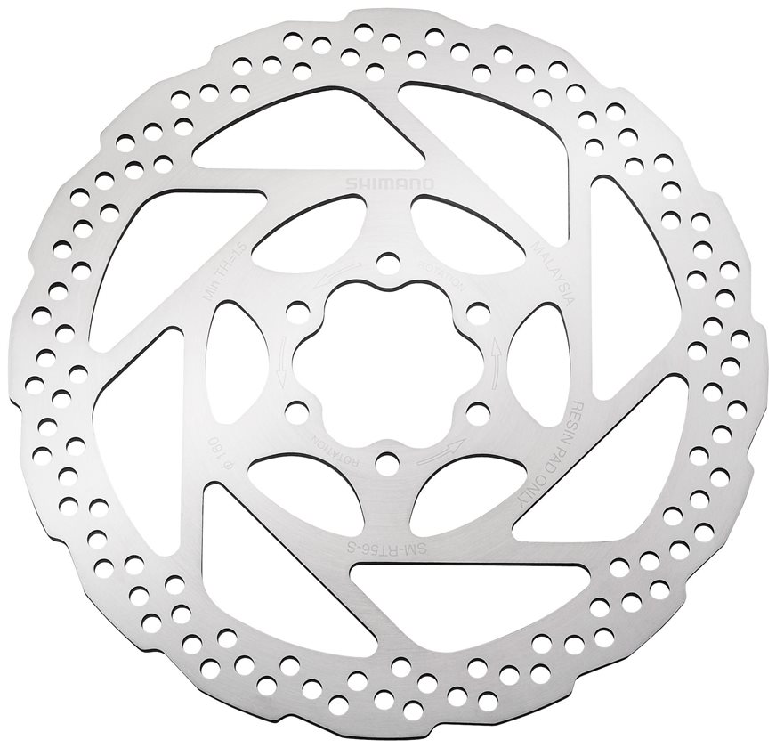 SHIMANO DEORE SM-RT56 ΔΙΣΚΟΠΛΑΚΑ ΠΟΔΗΛΑΤΟΥ DISC BRAKE ROTOR ΜΕ 6 ΒΙΔΕΣ (160)