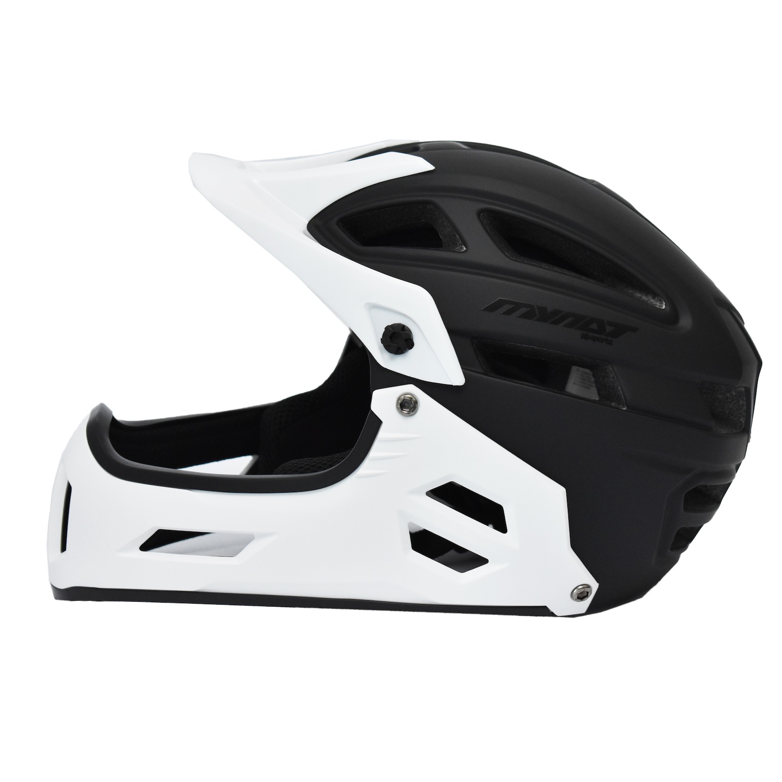 MYNAT ΚΡΑΝΟΣ FULL FACE 52-58cm E-SCOOTER/E-BIKE WHITE/BLACK (S-M) - Image 3