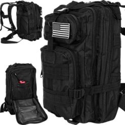 TRIZAND ΣΑΚΙΔΙΟ ΠΛΑΤΗΣ SMALL TOURIST BACKPACK BLACK 26L 00023089