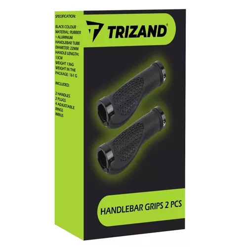 TRIZAND ΧΕΙΡΟΛΑΒΕΣ ΠΟΔΗΛΑΤΟΥ COMFORT ΑΝΑΤΟΜΙΚΕΣ ΜΕ LOCK BLACK 23230 - Image 2