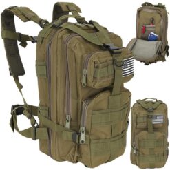 TRIZAND ΣΑΚΙΔΙΟ ΠΛΑΤΗΣ SMALL MILITARY BACKPACK GREEN 26L 00023243