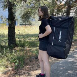 TRIZAND ΑΝΘΕΚΤΙΚΗ ΤΣΑΝΤΑ ΤΑΞΙΔΙΟΥ 180 ΛΙΤΡΑ 40X50X90 ΜΑΥΡΗ 00023639 - Image 4