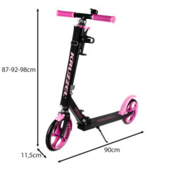 Alternative view of KRUZZEL SPIDOO ΠΑΤΙΝΙ SCOOTER ΑΝΑΔΙΠΛΟΥΜΕΝΟ ΜΕ ΤΡΟΧΟ 200mm ΡΟΖ 25628