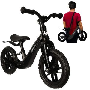 KRUZZEL 12” ΠΑΙΔΙΚΟ ΠΟΔΗΛΑΤΟ ΙΣΟΡΡΟΠΙΑΣ BLACK 25767