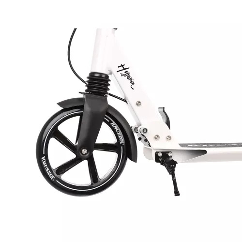 KRUZZEL HYPERION ΠΑΤΙΝΙ SCOOTER ΑΝΑΔΙΠΛΟΥΜΕΝΟ ΜΕ ΤΡΟΧΟ 200mm ΛΕΥΚΟ W 26141 - Image 3