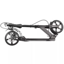 KRUZZEL HYPERION ΠΑΤΙΝΙ SCOOTER ΑΝΑΔΙΠΛΟΥΜΕΝΟ ΜΕ ΤΡΟΧΟ 200mm ΜΑΥΡΟ B 26142 - Image 3