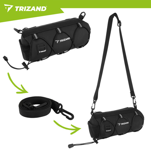 TRIZAND ΣΑΚΟΣ ΠΟΔΗΛΑΤΟΥ ΕΜΠΡΟΣΘΙΟΣ ΤΙΜΟΝΙΟΥ 1.5L 23.5X10.5X9.5 27352 - Image 5