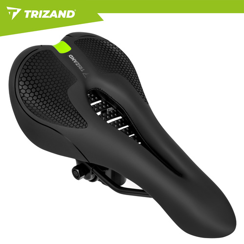 TRIZAND ΣΕΛΑ ΠΟΔΗΛΑΤΟΥ ROAD/MTB 280X140 BLACK/GREEN 27547 - Image 3