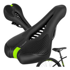 TRIZAND ΣΕΛΑ ΠΟΔΗΛΑΤΟΥ ROAD/MTB 280X140 BLACK/GREEN 27547