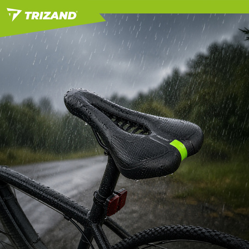 TRIZAND ΣΕΛΑ ΠΟΔΗΛΑΤΟΥ ROAD/MTB 280X140 BLACK/GREEN 27547 - Image 4