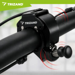Alternative view of TRIZAND ΜΗΧΑΝΙΚΟ ΚΟΥΔΟΥΝΙ ΠΟΔΗΛΑΤΟΥ 100db 7.5x4.5x2cm BLACK 27561