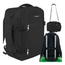 TRIZAND ΣΑΚΙΔΙΟ ΠΛΑΤΗΣ BACKPACK BLACK 20L 40X25X20 (2 ΣΕ 1) 00027657