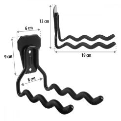 MACLEAN ΒΑΣΗ ΤΟΙΧΟΥ ΣΤΗΡΙΞΗΣ ΓΙΑ ΕΡΓΑΛΕΙΑ/ΠΟΔΗΛΑΤΑ/ΕΛΑΣΤΚΑ/ΣΚΑΛΕΣ ΜΕΓ. ΦΟΡΤΙΟ 30Kg MC-486