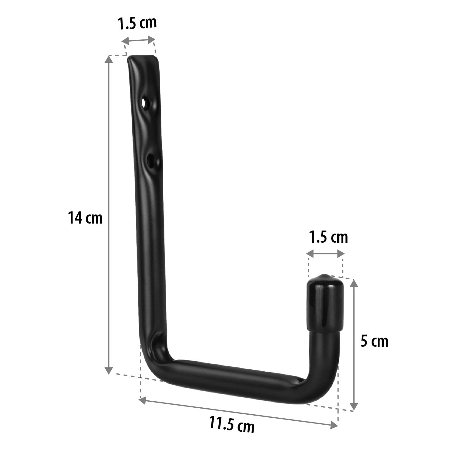MACLEAN ΣΕΤ 2 ΒΑΣΕΩΝ ΤΟΙΧΟΥ ΣΤΗΡΙΞΗΣ ΓΙΑ ΠΟΔΗΛΑΤΑ/ΕΛΑΣΤΚΑ/ΣΚΑΛΕΣ ΜΕΓ. ΦΟΡΤΙΟ 22Kg MC-488 - Image 2