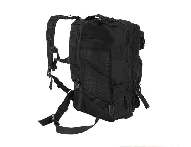TRIZAND ΣΑΚΙΔΙΟ ΠΛΑΤΗΣ XL MILITARY BACKPACK BLACK 35L 00008919 - Image 3