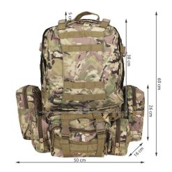 Alternative view of TRIZAND ΣΑΚΙΔΙΟ ΠΛΑΤΗΣ MILITARY BIG BACKPACK CAMO 45L 00008923