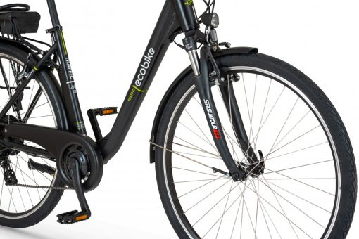 ECOBIKE TRAFFIC ΗΛΕΚΤΡΙΚΟ ΠΟΔΗΛΑΤΟ ΠΟΛΗΣ 28'' ALLOY 7sp 13AH ΜΑΥΡΟ 2022 - Image 2