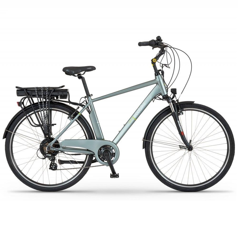 ECOBIKE TRAFFIC M ΗΛΕΚΤΡΙΚΟ ΠΟΔΗΛΑΤΟ ΠΟΛΗΣ 28'' ALLOY 7sp 10.4AH GREY 2022