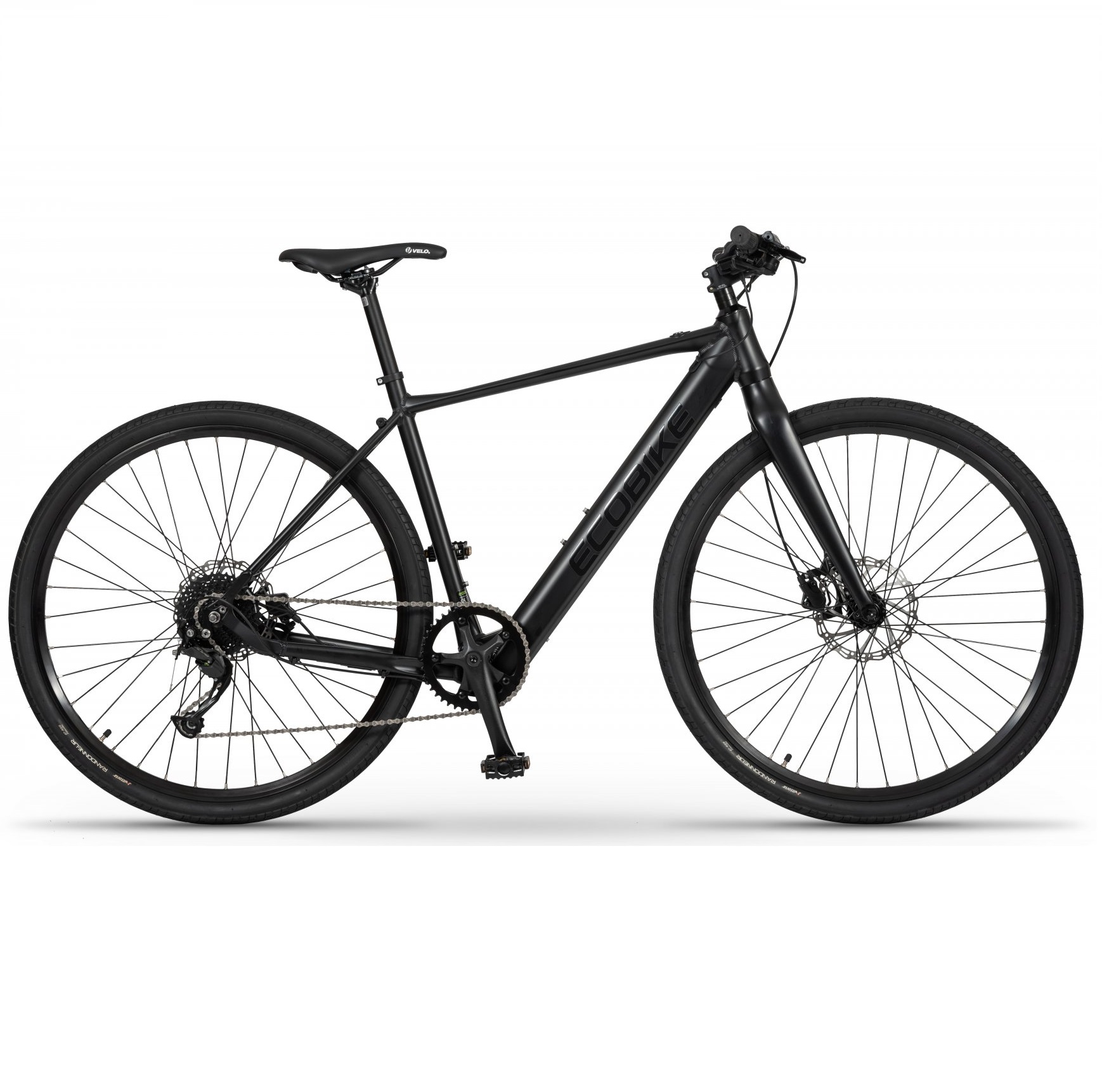 ECOBIKE URBAN ARROW ΗΛΕΚΤΡΙΚΟ ΠΟΔΗΛΑΤΟ FITNESS 28'' 9sp BLACK 36V 10AH 2022