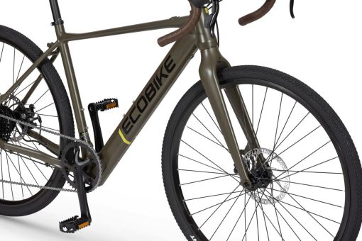 ECOBIKE FOREST ARROW ΗΛΕΚΤΡΙΚΟ ΠΟΔΗΛΑΤΟ GRAVEL 28'' 9sp GREEN OIL 36V/9.7AH 2024 - Image 5