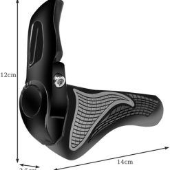 Alternative view of TRIZAND ΧΕΙΡΟΛΑΒΕΣ ΠΟΔΗΛΑΤΟΥ COMFORT ΜΕ ΑΚΡΟΤΙΜΟΝΟ ΜΑΥΡΕΣ 00018315