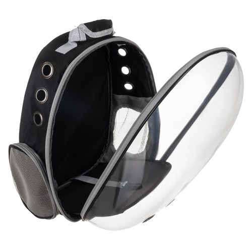 PURLOV ΣΑΚΙΔΙΟ ΜΕΤΑΦΟΡΑΣ ΓΑΤΑΣ/ΣΚΥΛΟΥ 41 x 35 x 24 cm ΜΑΥΡΟ 23309 - Image 5