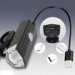 RTO S207 ΣΕΤ ΦΩΤΑ ΠΟΔΗΛΑΤΟΥ ΕΠΑΝΑΦΟΡΤΙΖΟΜΕΝΑ USB 3W ΕΜΠΡΟΣΘΙΟ + ΟΠΙΣΘΙΟ - Image 4