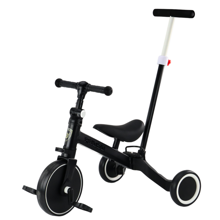 LEAN TRIKE PR050 ΠΑΙΔΙΚΟ ΠΟΔΗΛΑΤΟ ΙΣΟΡΡΟΠΙΑΣ/ΤΡΙΚΥΚΛΟ ΜΕ ΠΕΤΑΛΙΑ 2 ΣΕ 1 ΜΑΥΡΟ 25835 - Image 2