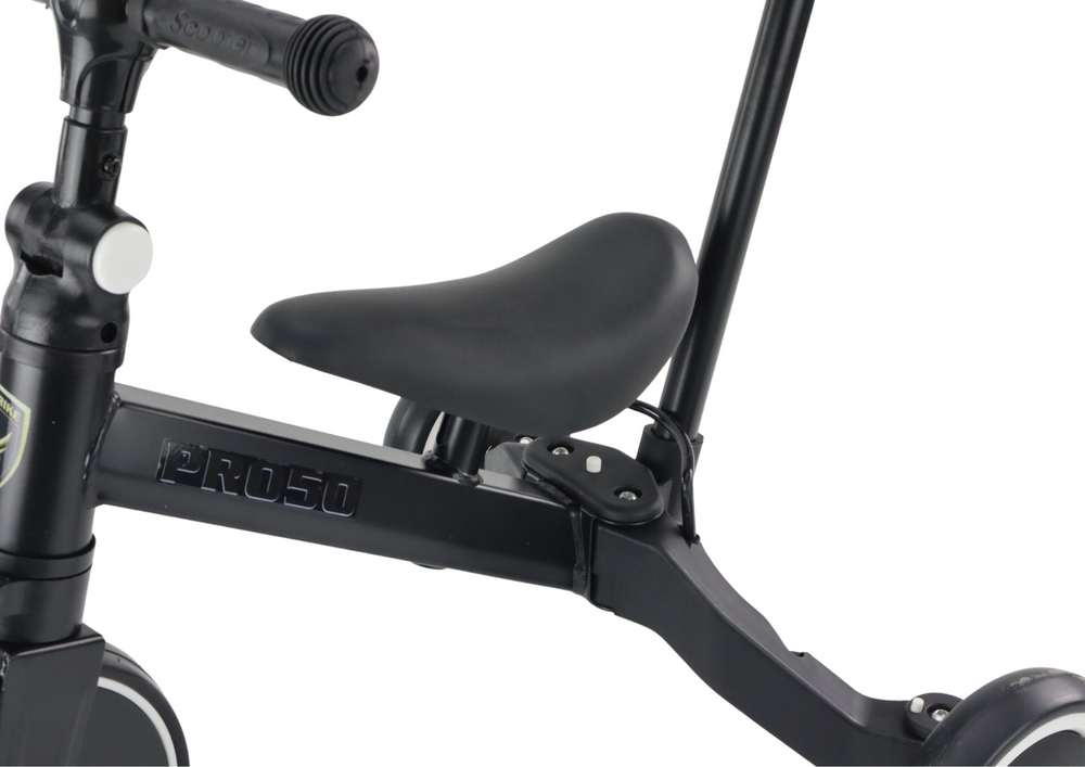 LEAN TRIKE PR050 ΠΑΙΔΙΚΟ ΠΟΔΗΛΑΤΟ ΙΣΟΡΡΟΠΙΑΣ/ΤΡΙΚΥΚΛΟ ΜΕ ΠΕΤΑΛΙΑ 2 ΣΕ 1 ΜΑΥΡΟ 25835 - Image 4