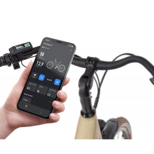 ECOBIKE X-CITY CAPPUCCINO ΗΛΕΚΤΡΙΚΟ ΠΟΔΗΛΑΤΟ ΠΟΛΗΣ 28” ALLOY 8sp 17.5AH Νο 49 ΥΔΡΑΥΛΙΚΑ ΔΙΣΚΟΦΡΕΝΑ 2025 - Image 2