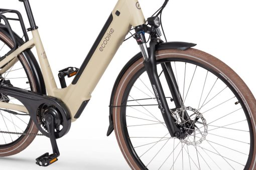 ECOBIKE X-CITY CAPPUCCINO ΗΛΕΚΤΡΙΚΟ ΠΟΔΗΛΑΤΟ ΠΟΛΗΣ 28” ALLOY 8sp 17.5AH Νο 49 ΥΔΡΑΥΛΙΚΑ ΔΙΣΚΟΦΡΕΝΑ 2025 - Image 4