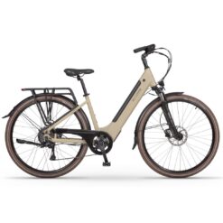 ECOBIKE X-CITY CAPPUCCINO ΗΛΕΚΤΡΙΚΟ ΠΟΔΗΛΑΤΟ ΠΟΛΗΣ 28” ALLOY 8sp 17.5AH Νο 49 ΥΔΡΑΥΛΙΚΑ ΔΙΣΚΟΦΡΕΝΑ 2025