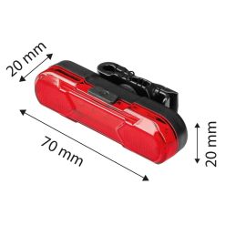 Alternative view of NEO TOOLS ΟΠΙΣΘΙΟ ΦΑΝΑΡΙ ΠΟΔΗΛΑΤΟΥ 30LUMEN ΕΠΑΝΑΦΟΡΤΙΖΟΜΕΝΟ ΜΕ ΚΑΛΩΔΙΟ USB