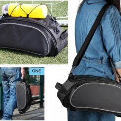 Alternative view of ARIA TRADE ΑΘΛΗΤΙΚΗ ΤΣΑΝΤΑ ΠΟΔΗΛΑΤΟΥ ΓΙΑ ΣΧΑΡΑ ΚΑΙ ΛΟΥΡΑΚΙ ΓΙΑ ΤΟΝ ΩΜΟ ΣΕ ΜΑΥΡΟ ΧΡΩΜΑ 40x16x17 cm RW2