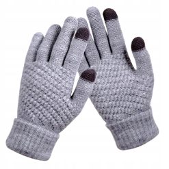 Alternative view of BQ19P ΓΑΝΤΙΑ ΑΦΗΣ ΖΕΣΤΑ ΧΕΙΜΩΝΙΑΤΙΚΑ ΓΙΑ SMARTPHONE ΓΚΡΙ ONE SIZE