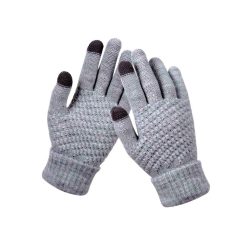 BQ19P ΓΑΝΤΙΑ ΑΦΗΣ ΖΕΣΤΑ ΧΕΙΜΩΝΙΑΤΙΚΑ ΓΙΑ SMARTPHONE ΓΚΡΙ ONE SIZE