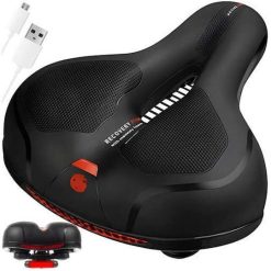 RW5I ΣΕΛΑ ΠΟΔΗΛΑΤΟΥ ΦΑΡΔΙΑ ΜΕ GEL ΚΑΙ ΦΑΝΑΡΙ USB ΚΡΥΦΑ ΕΛΑΤΗΡΙΑ ΜΑΥΡΗ