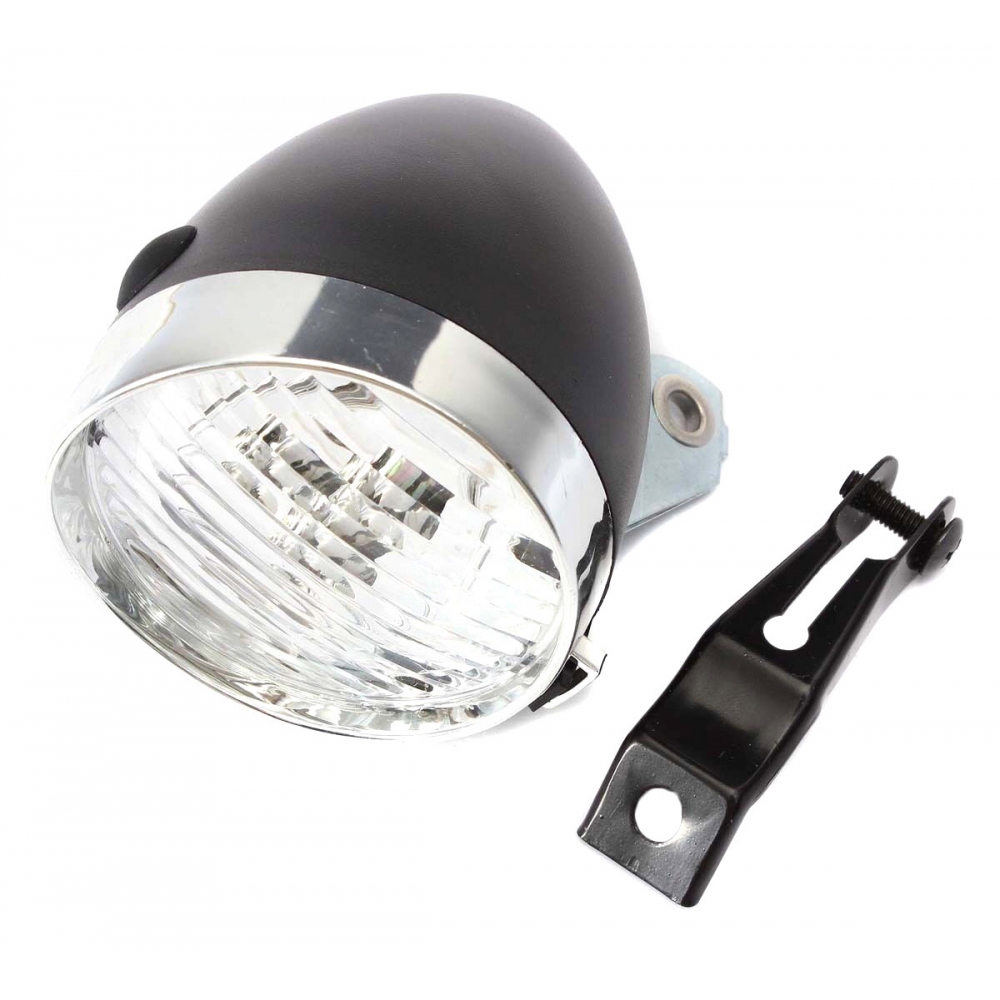 ATL ΕΜΠΡΟΣΘΙΟ ΦΑΝΑΡΙ ΠΟΔΗΛΑΤΟΥ ΜΠΑΤΑΡΙΑΣ RETRO BLACK 3 LED ZD14A - Image 2