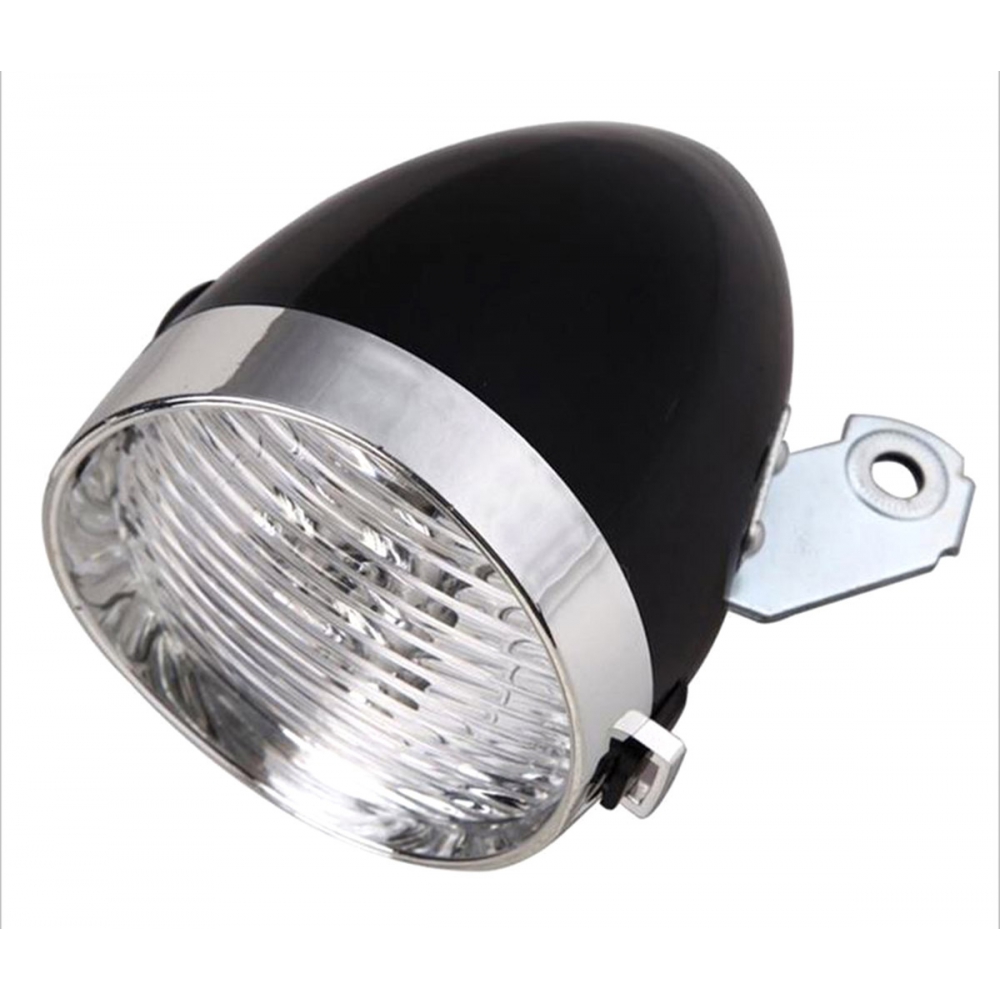 ATL ΕΜΠΡΟΣΘΙΟ ΦΑΝΑΡΙ ΠΟΔΗΛΑΤΟΥ ΜΠΑΤΑΡΙΑΣ RETRO BLACK 3 LED ZD14A - Image 3