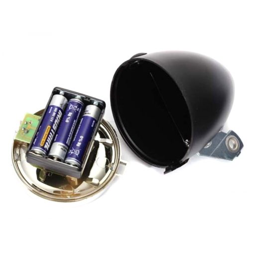 ATL ΕΜΠΡΟΣΘΙΟ ΦΑΝΑΡΙ ΠΟΔΗΛΑΤΟΥ ΜΠΑΤΑΡΙΑΣ RETRO BLACK 3 LED ZD14A - Image 4